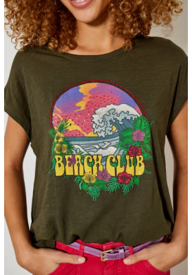 camiseta beach club Five Jeans