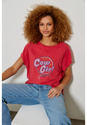 camiseta cow girl five jeans