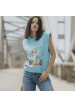 camiseta angelina sweet blue behappiness