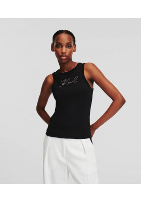 tank top negra karl lagerfeld