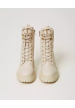 botas crema Twin set