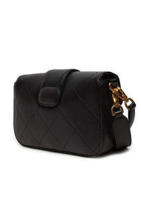 bolso piel negro twin set