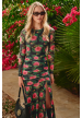 vestido wild roses Fetiche