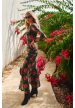 vestido wild roses Fetiche