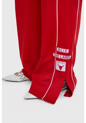 pantalones de entrenamiento rojos Alix