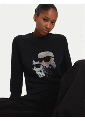 sudadera strass karl lagerfeld