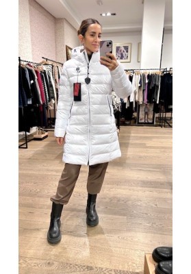 parka blanca blauer