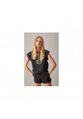 Camiseta estampado collar