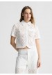 camisa corta con bordado liujo