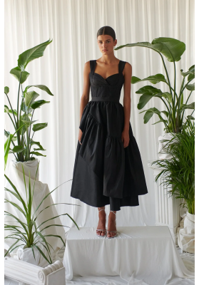 vestido corsica  negro Celiab