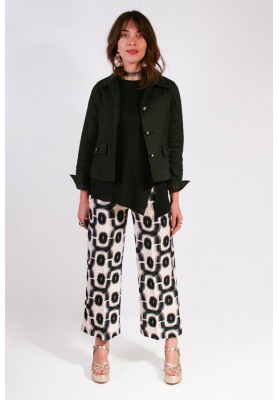 pantalon estampado garabatos