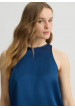 top con lazo azul liujo