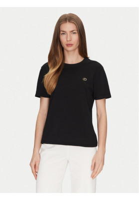 camiseta negra twin set