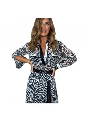 camisa cebra Privee