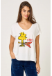 camiseta Snoopy  guitar