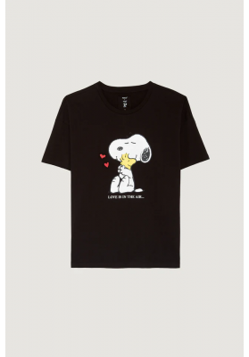 camiseta Snoopy corazones
