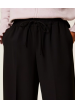 pantalón holgado de crepe con cordón