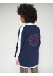 cardigan marino bordado