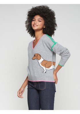 jersey  gris perro
