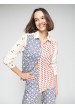 camisa estampado geometrico