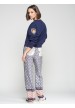 pantalon estampado cartas de amor