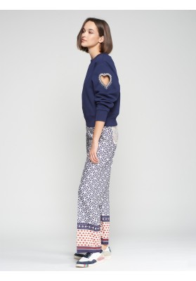 pantalon estampado cartas de amor