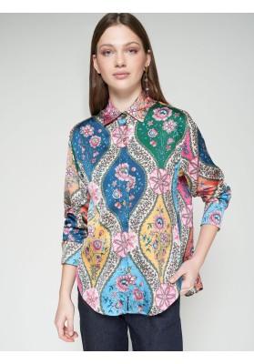 camisa donia estampado
