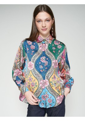 camisa donia estampado