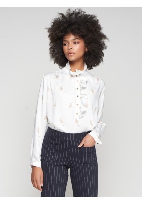 camisa volantes hipica