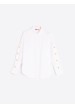 camisa blanco botones
