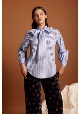 camisa maria Azul