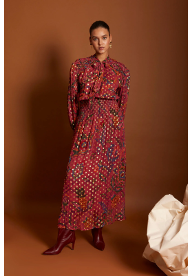vestido battista rosa