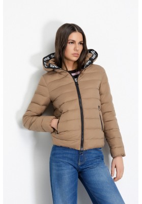 chaqueta manica camel