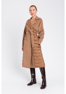 abrigo camel twin set