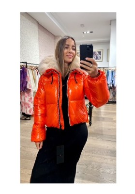 plumas naranja floclo