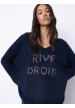 jersey Layla cashmere poncho jumper