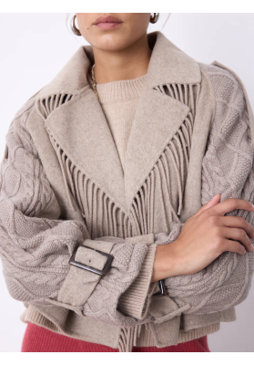 chaqueta  de lana Kassia