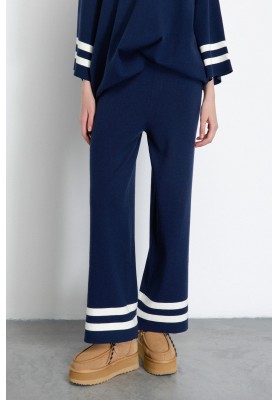 pantalon azul con ribete gaelle