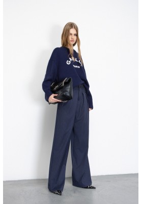 pantalon de vestir raya diplomatica azul