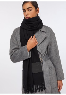 estola flecos negro