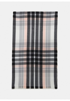 conjunto gorro y estola cuadros