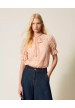 blusa encaje peach