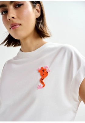 camiseta jungala blanca