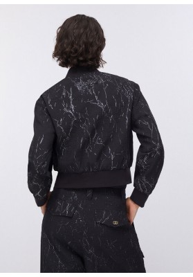 bomber efecto arrugado