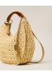bolso Croissant de rafia