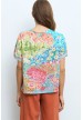 blusa flores