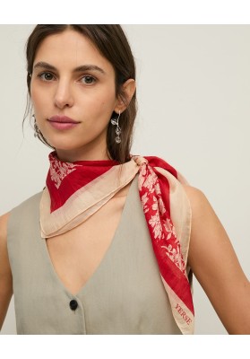 pañuelo seda estampado