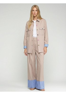 pantalon puño de rayas