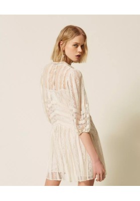 vestido encaje corto