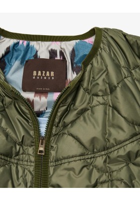 Chaqueta acolchada kaki